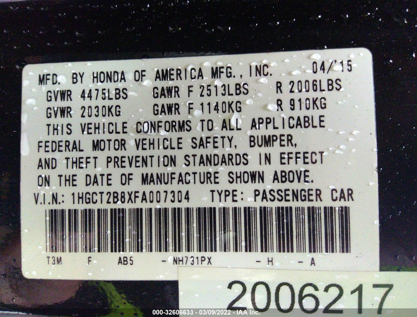 1HGCT2B8XFA007304