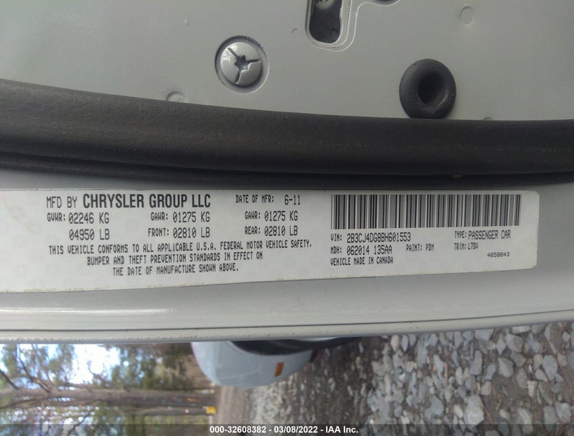 2B3CJ4DG8BH601553