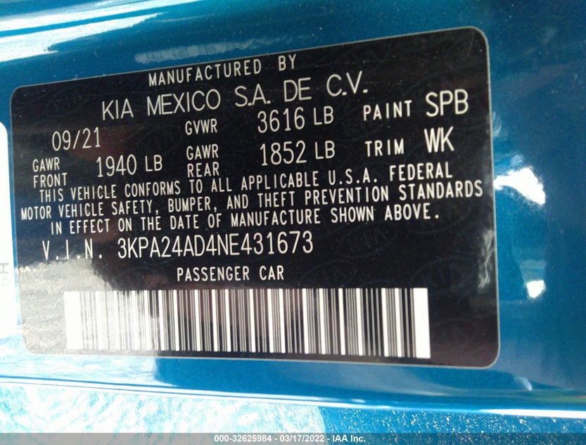 3KPA24AD4NE431673