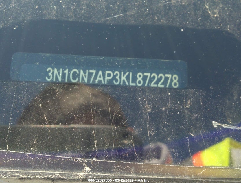 3N1CN7AP3KL872278