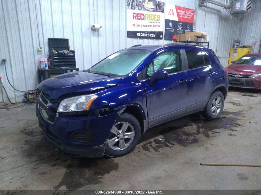 2015 Chevrolet Trax Lt VIN: 3GNCJRSBXFL192477 Lot: 32634998