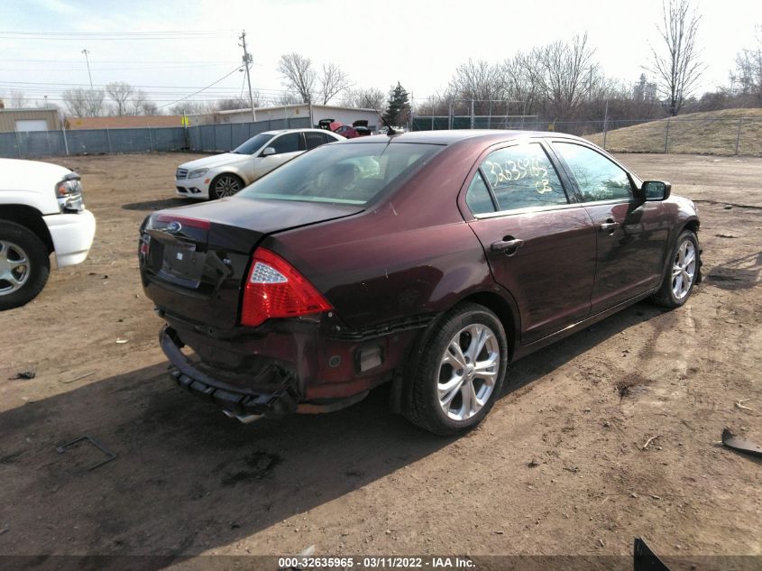 2012 Ford Fusion Se VIN: 3FAHP0HA0CR220227 Lot: 32635965