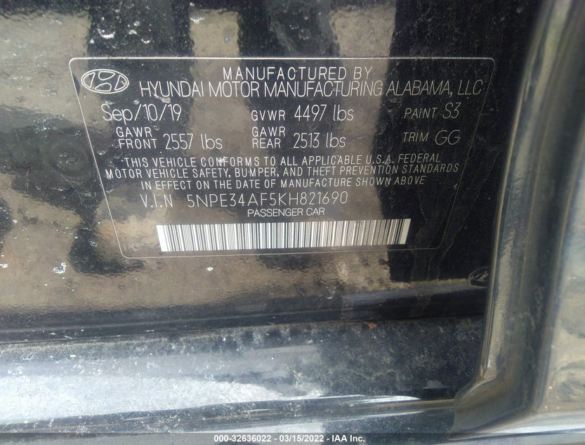 5NPE34AF5KH821690