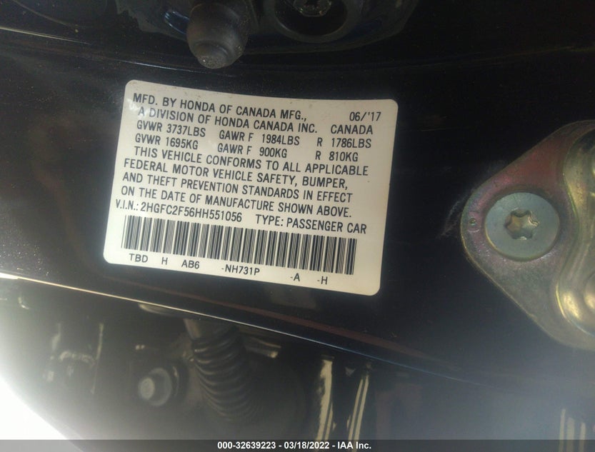 2HGFC2F56HH551056