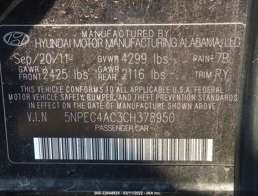 5NPEC4AC3CH378950