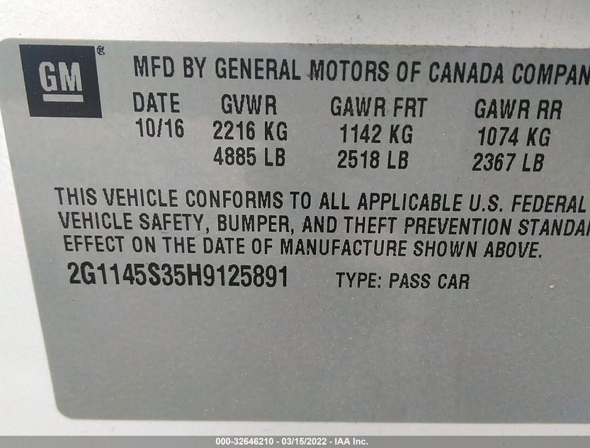 2G1145S35H9125891