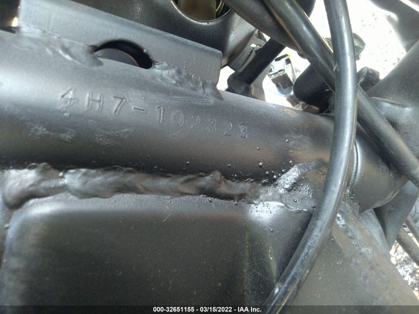 1981 Yamaha On Road VIN: 000000004H7102323 Lot: 32651155