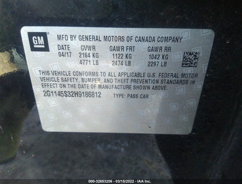 2G1145S32H9186812