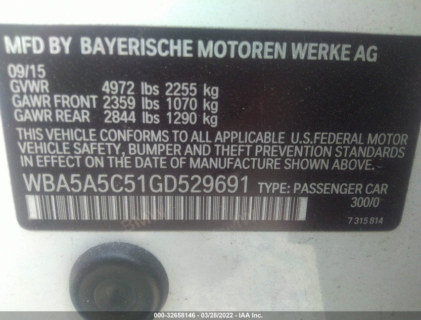WBA5A5C51GD529691