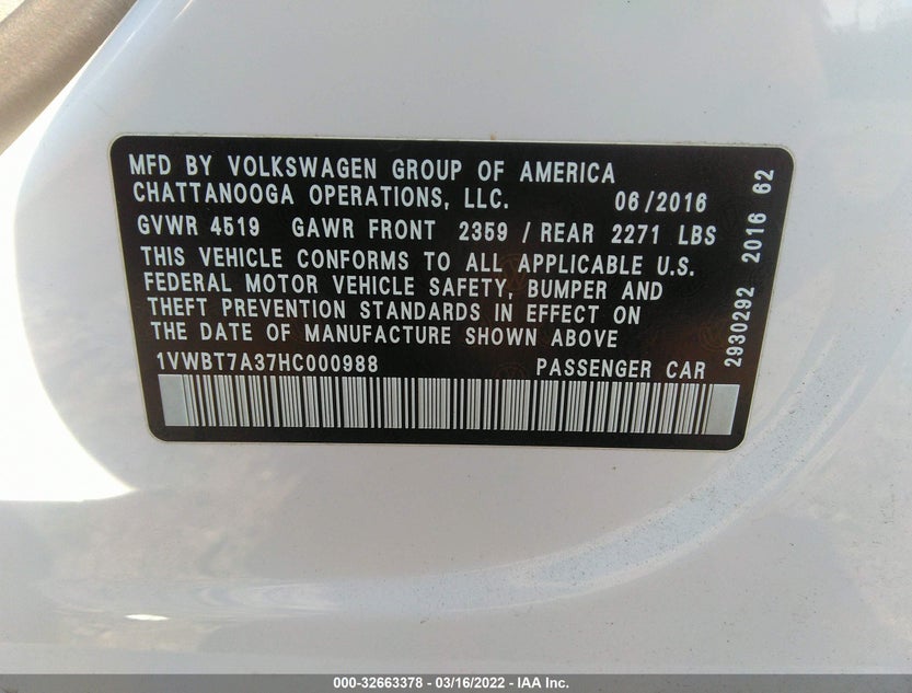 1VWBT7A37HC000988