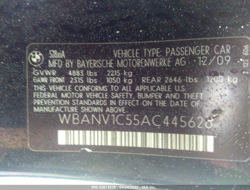 WBANV1C55AC445626