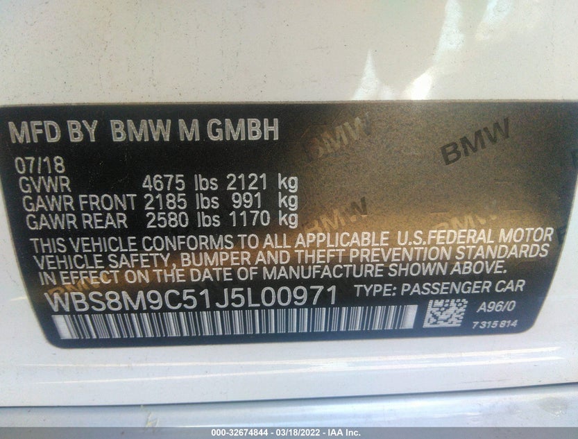 WBS8M9C51J5L00971