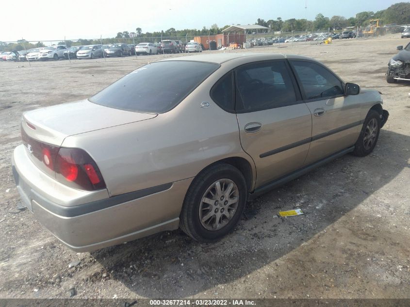 2002 Chevrolet Impala VIN: 2G1WF55E429319297 Lot: 32677214