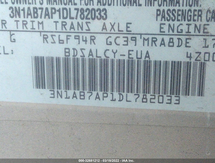 3N1AB7AP1DL782033
