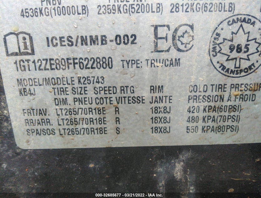1GT12ZE89FF622880
