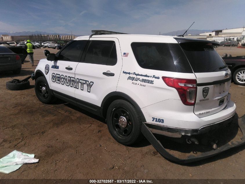 1FM5K8AR7DGA80529 2013 Ford Utility Police Interceptor