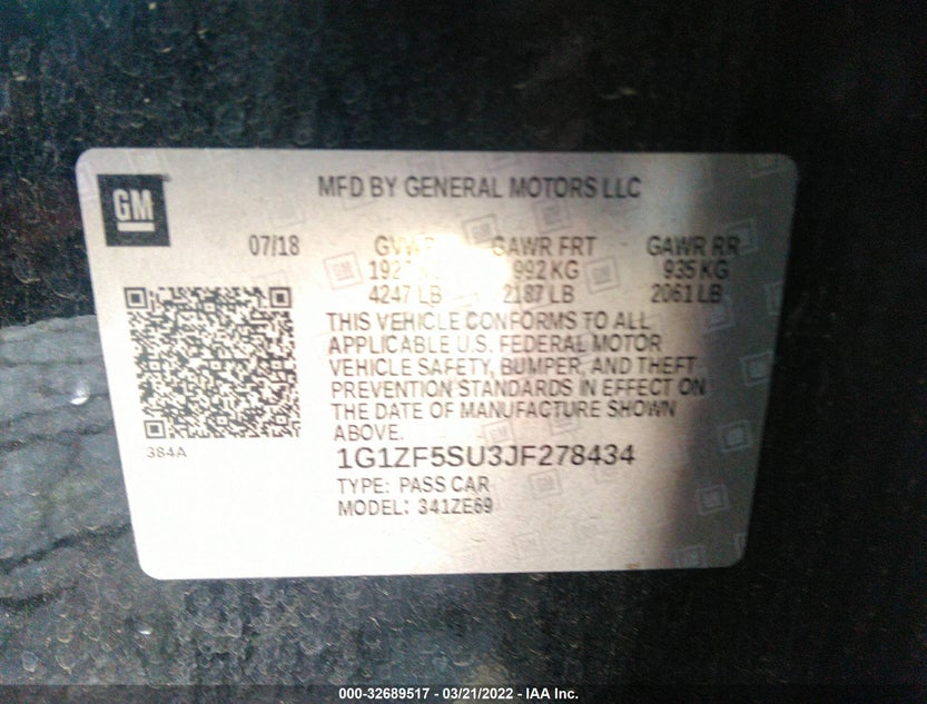 1G1ZF5SU3JF278434