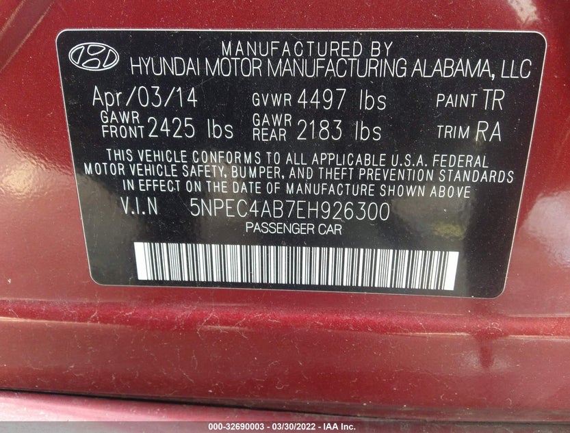 5NPEC4AB7EH926300