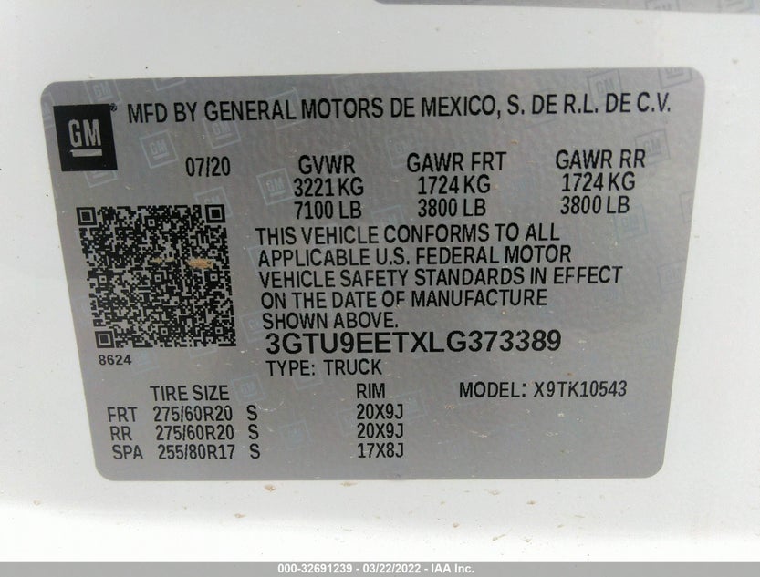 3GTU9EETXLG373389