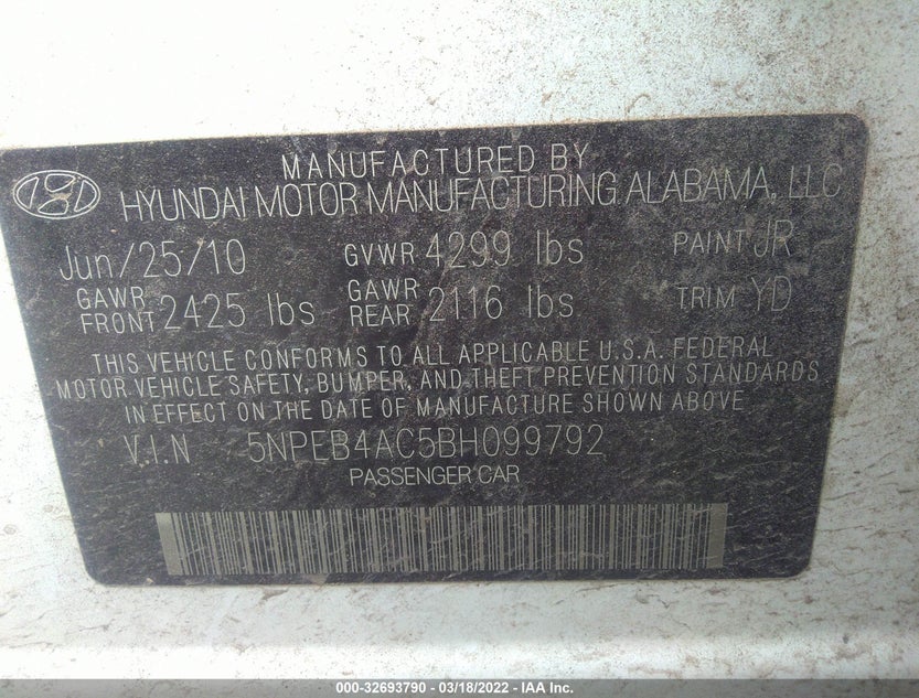 5NPEB4AC5BH099792