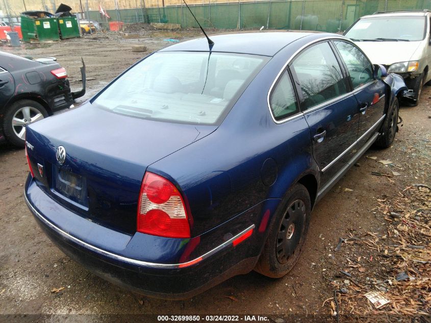 2004 Volkswagen Passat Gl VIN: WVWMD63B44E268466 Lot: 32699850