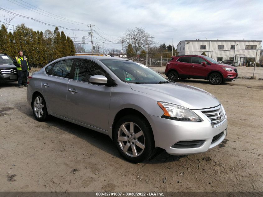 2015 Nissan Sentra S VIN: 3N1AB7AP3FY229972 Lot: 32701687