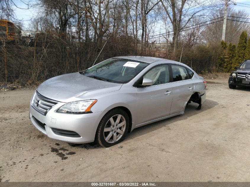 2015 Nissan Sentra S VIN: 3N1AB7AP3FY229972 Lot: 32701687