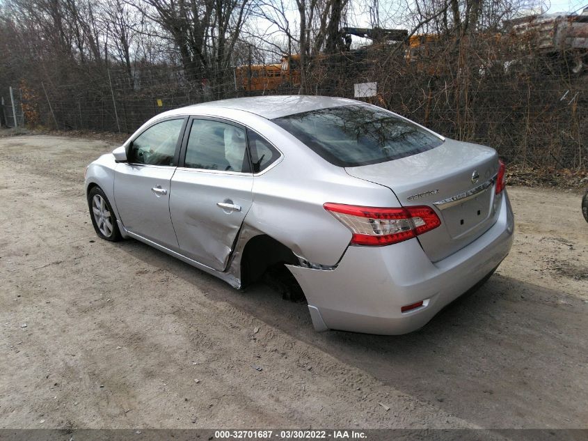 2015 Nissan Sentra S VIN: 3N1AB7AP3FY229972 Lot: 32701687