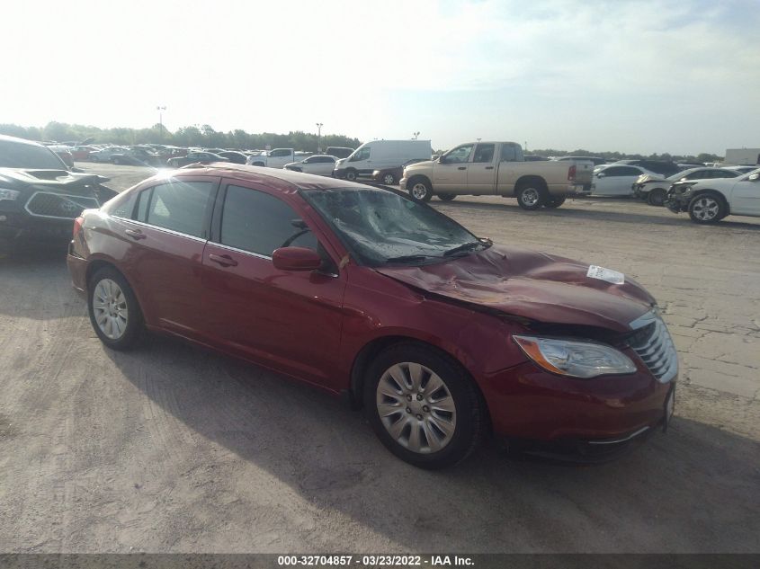 2013 Chrysler 200 Lx VIN: 1C3CCBAB4DN561783 Lot: 32704857