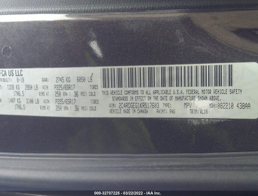 2C4RDGEG1KR517603