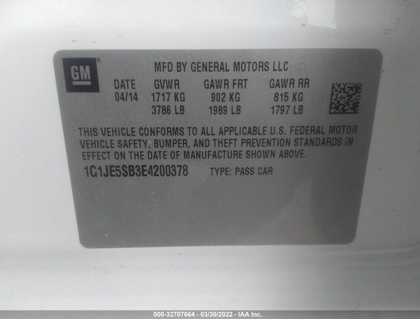1G1JE5SB3E4200378