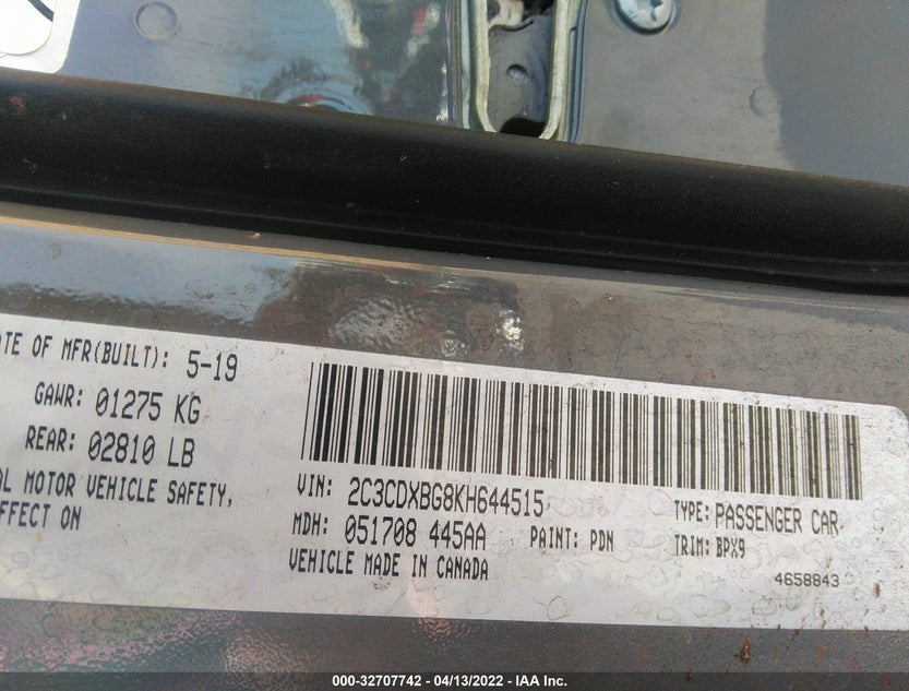 2C3CDXBG8KH644515