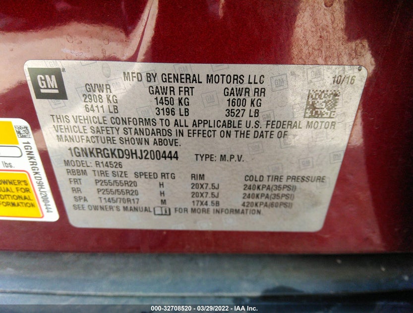 1GNKRGKD9HJ200444