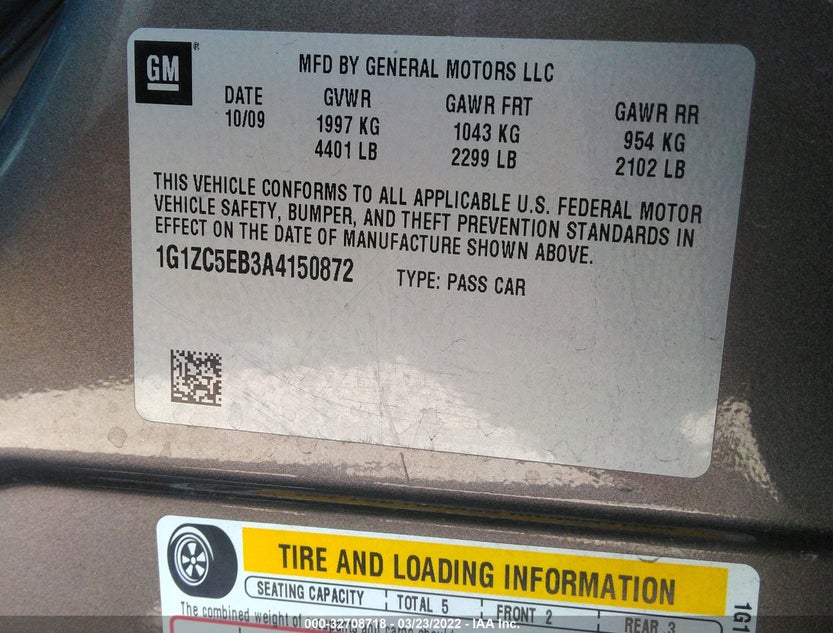 1G1ZC5EB3A4150872