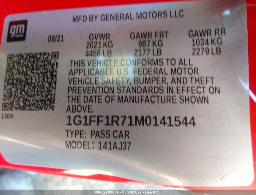1G1FF1R71M0141544