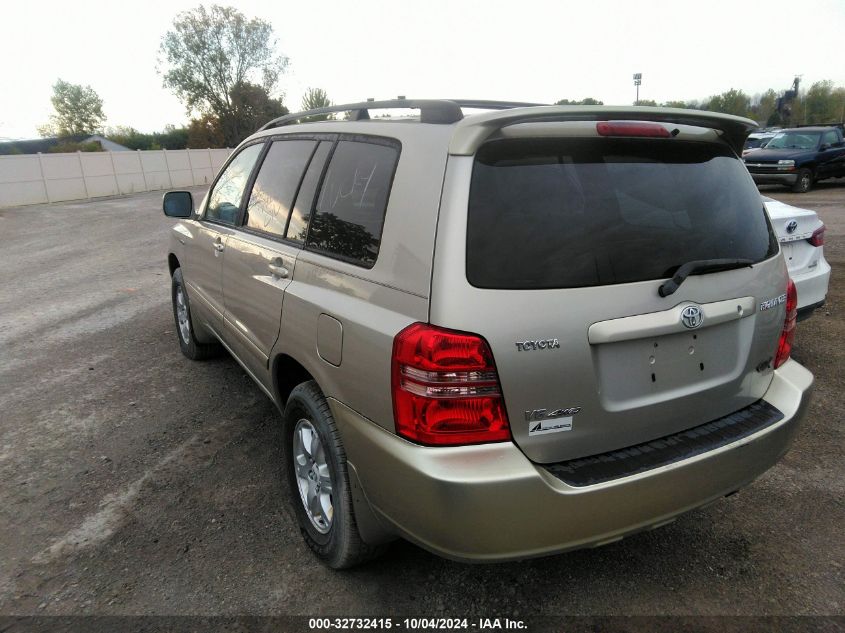 2002 Toyota Highlander Limited VIN: JTEHF21A620090953 Lot: 32732415