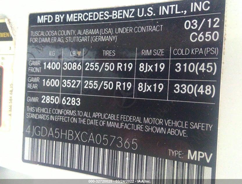 4JGDA5HBXCA057365