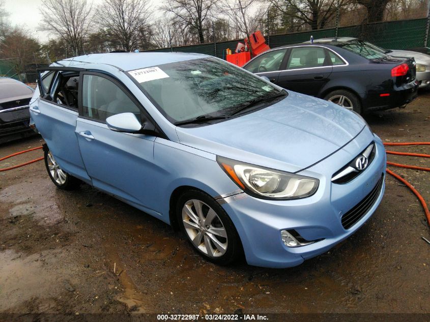 2013 Hyundai Accent Se VIN: KMHCU5AEXDU087103 Lot: 32722987