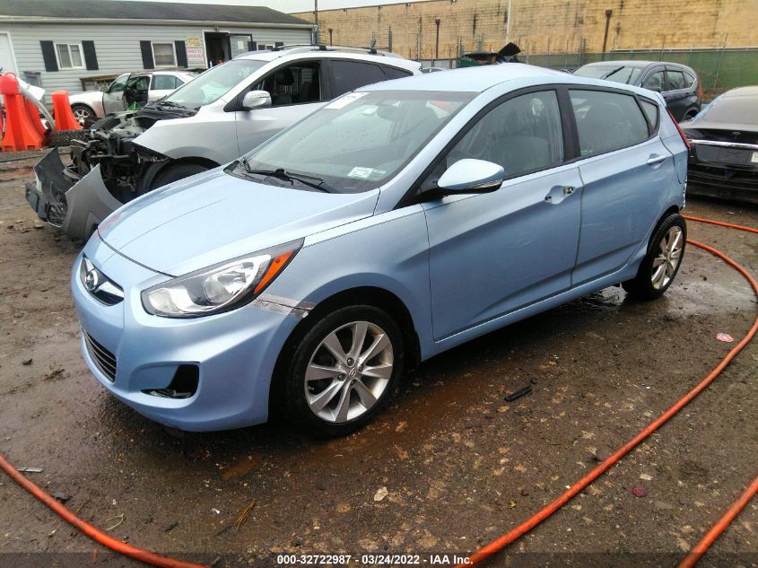 2013 Hyundai Accent Se VIN: KMHCU5AEXDU087103 Lot: 32722987