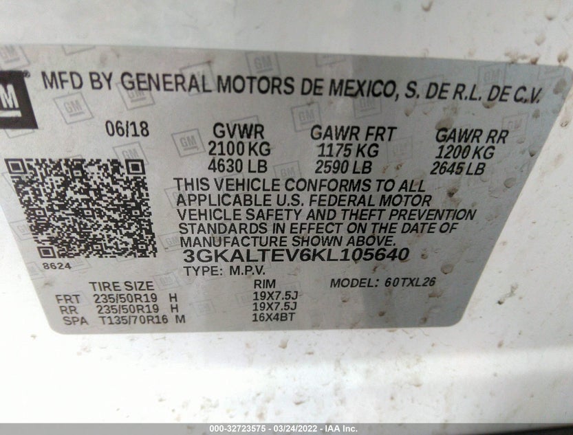 3GKALTEV6KL105640