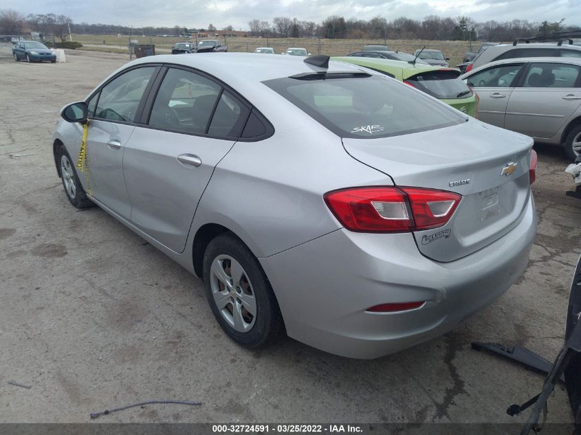 2018 Chevrolet Cruze Ls Auto VIN: 1G1BC5SM9J7129255 Lot: 32724591