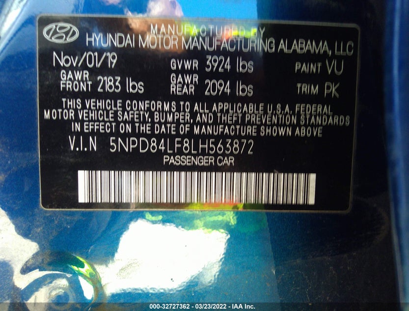5NPD84LF8LH563872