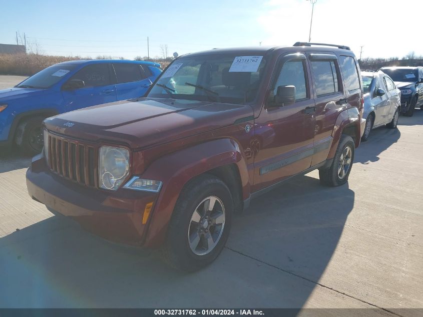 2008 Jeep Liberty Sport VIN: 1J8GN28K58W143030 Lot: 32731762