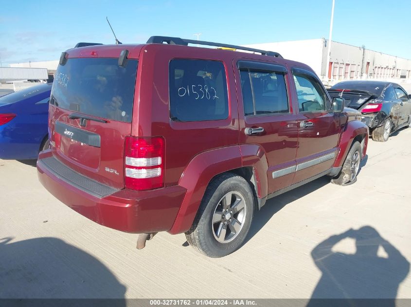 2008 Jeep Liberty Sport VIN: 1J8GN28K58W143030 Lot: 32731762