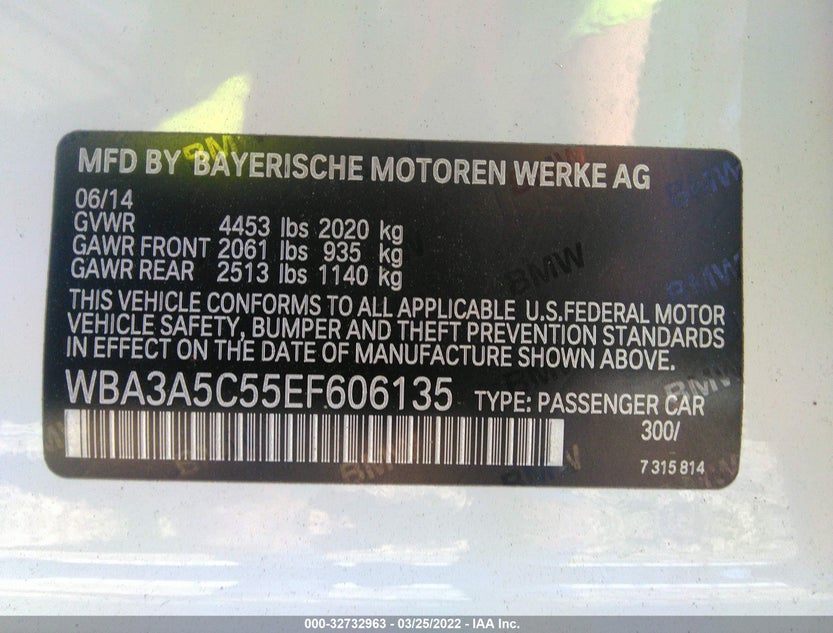 WBA3A5C55EF606135