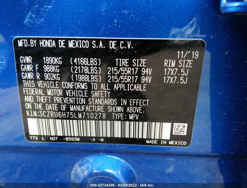 3CZRU6H75LM710278