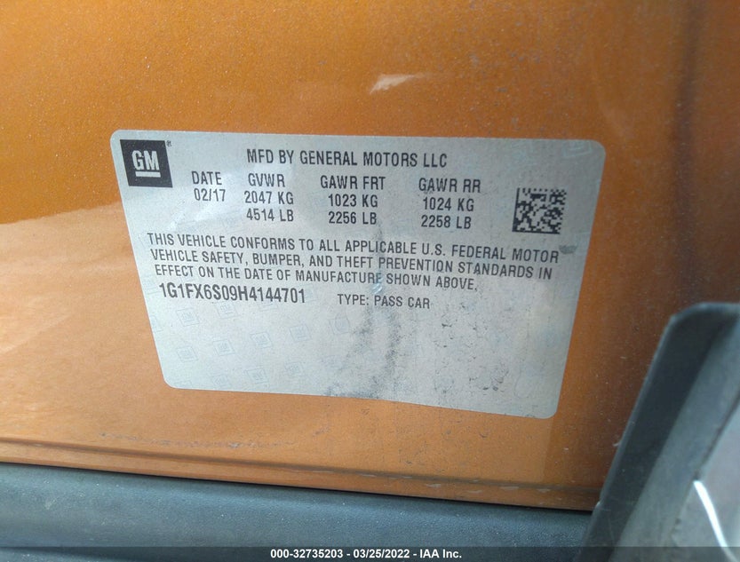 1G1FX6S09H4144701