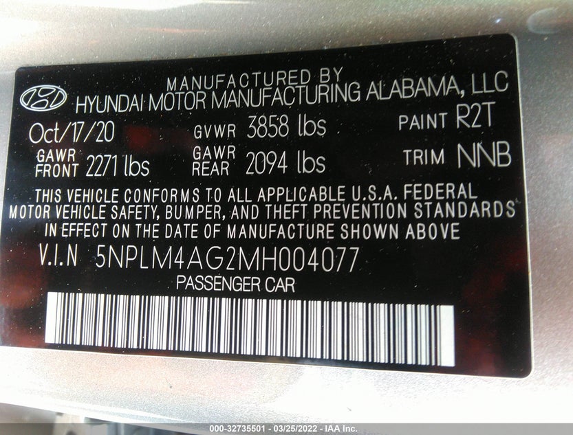5NPLM4AG2MH004077
