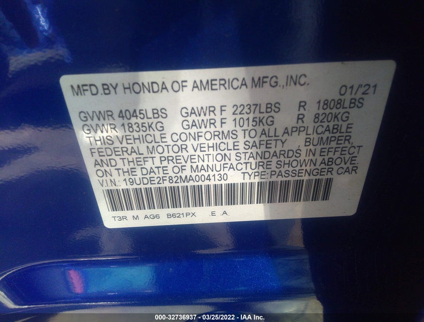 19UDE2F82MA004130