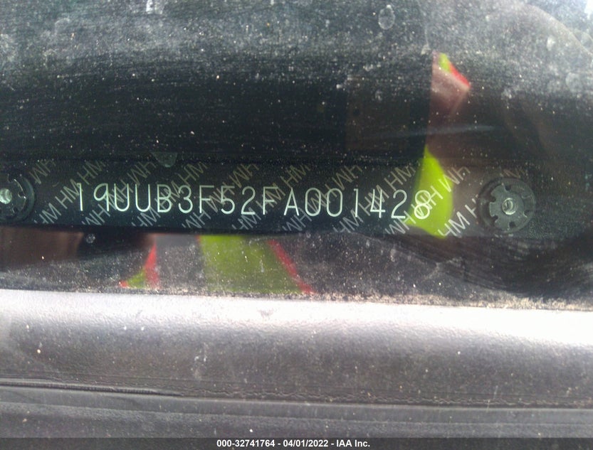 19UUB3F52FA001428